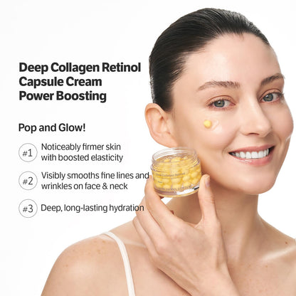 Deep Collagen Retinol Capsule Cream | For Fine Lines and Dry Skin